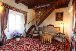 Posezení v ubytování Hotel Fortna