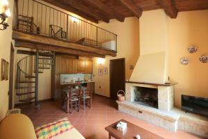 Χώρος καθιστικού στο Agriturismo Il Casalino