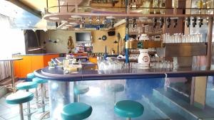 The lounge or bar area at Gasthof Paradiesgartl