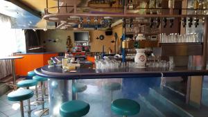 The lounge or bar area at Gasthof Paradiesgartl