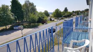 A balcony or terrace at Gasthof Paradiesgartl