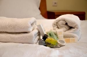 Postel nebo postele na pokoji v ubytování Urban Boutique Hotel