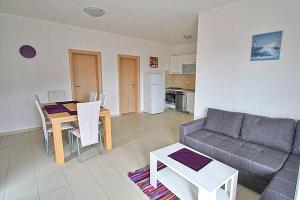 Kuchyň nebo kuchyňský kout v ubytování Apartment Camelia with pool and sea view