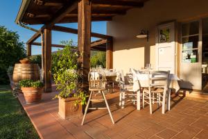 Un patio sau altă zonă în aer liber la Antica Pinciana Agriturismo