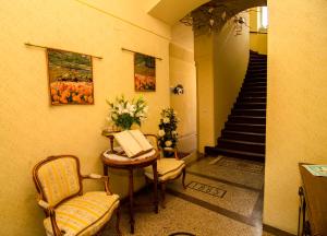 Posezení v ubytování Trubarjev Art Boutique hotel