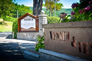 a sign for a park with a park valley sign at Venica & Venica Wine Resort in Dolegna del Collio