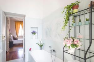 Katil atau katil-katil dalam bilik di Leonardo Suite Navona