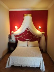 Posteľ alebo postele v izbe v ubytovaní Hotel Rural Andalucia