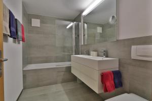 Koupelna v ubytování Ferienwohnung Steinmattstrasse