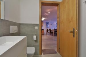 Koupelna v ubytování Ferienwohnung Steinmattstrasse