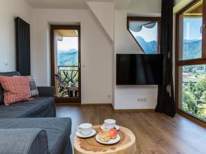 Televízia a/alebo spoločenská miestnosť v ubytovaní Polana Szymoszkowa Ski Resort - Mountain View Apartments