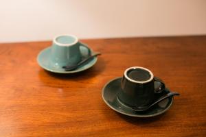 Kaffi- og teaðstaða á Kyoto Kamanza Hotel