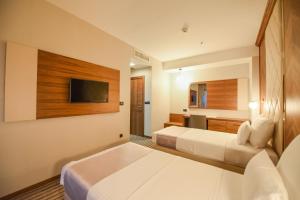 Postel nebo postele na pokoji v ubytování Hotel Union + 35 fotografií