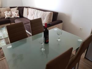 Apartment Melina的休息区