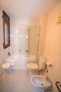 Koupelna v ubytování Apartamentos Turisticos Poblado