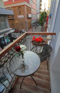 A balcony or terrace at Ionia rooms