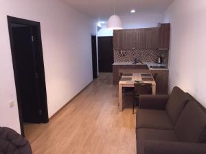 Kuchyň nebo kuchyňský kout v ubytování Apartment for 8 in New Gudauri