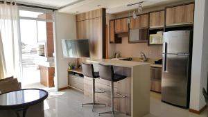 Dapur atau dapur kecil di Apartamento Duplex