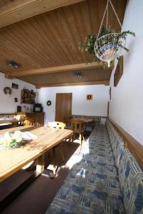 Posezení v ubytování Haus Oblasser