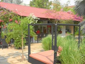 Zahrada ubytování Eureka Villas Siem Reap