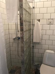 Koupelna v ubytování Hotell Humbla