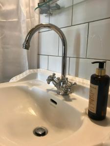 Koupelna v ubytování Hotell Humbla