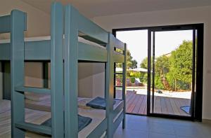 Ένα ή περισσότερα κρεβάτια σε δωμάτιο στο Villa Vue Mer, piscine chauffée, tennis +64 φωτογραφίες