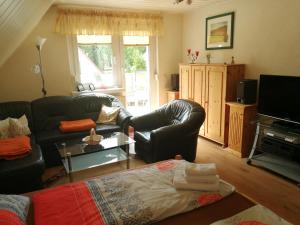 TV/Unterhaltungsangebot in der Unterkunft FerienWohnung Gebhardt