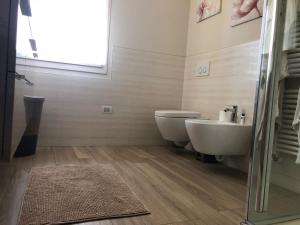 Koupelna v ubytování B&B Cascina Sagrestia