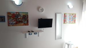 TV a/nebo společenská místnost v ubytování GíeffeHOUSE