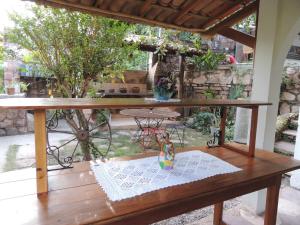 Balkón nebo terasa v ubytování Canto Verde Pousada