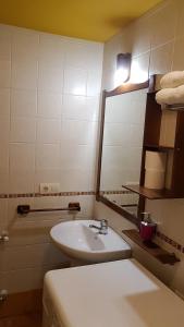 Koupelna v ubytování Apartamentos La Corona - Cabrales + 37 fotografií
