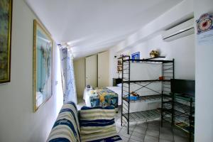 Le Case del Borgo - Perla tesisinde bir ranza yatağı veya ranza yatakları