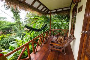 Balkón nebo terasa v ubytování Oasis Koh Chang