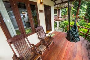 Zahrada ubytování Oasis Koh Chang