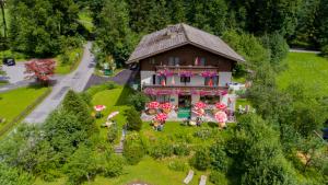 Zahrada ubytování Pension Wildental
