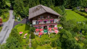 Zahrada ubytování Pension Wildental