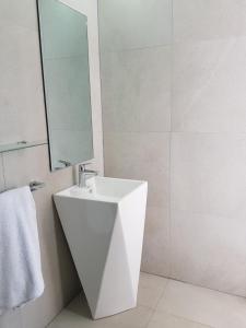 Koupelna v ubytování Appartements Lamblin