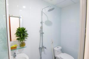 Koupelna v ubytování Thế Giang Hotel