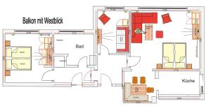 Půdorys ubytování Haus Garni Luggi Leitner