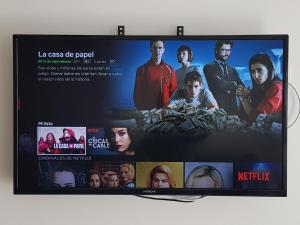 Telewizja i/lub zestaw kina domowego w obiekcie Apartamentos-Bermeo