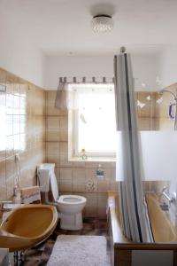 Bathroom sa Ferienwohnung im Mühlviertler Panorama Vierseithof