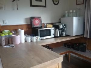 Küche/Küchenzeile in der Unterkunft Sandhof