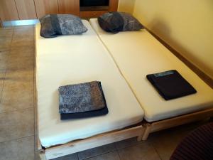 Postel nebo postele na pokoji v ubytování Struma Dolinata Beach
