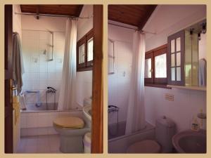 A bathroom at Seaside Villa in Alikes, Chalkida