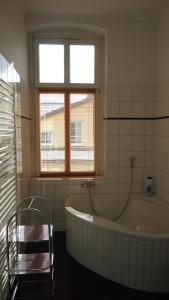 A bathroom at Hotel Fortuna