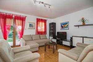 Posezení v ubytování Villa Nika