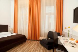 Voodi või voodid majutusasutuse Hotel Zipser toas