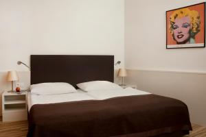 Voodi või voodid majutusasutuse Hotel Zipser toas