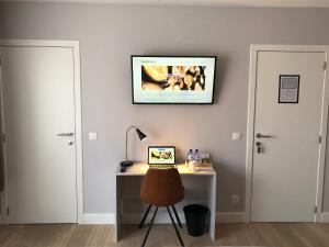 TV a/nebo společenská místnost v ubytování B&B Garden55